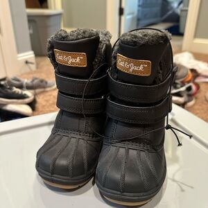 Cat & Jack Gray Kids Snow Boots